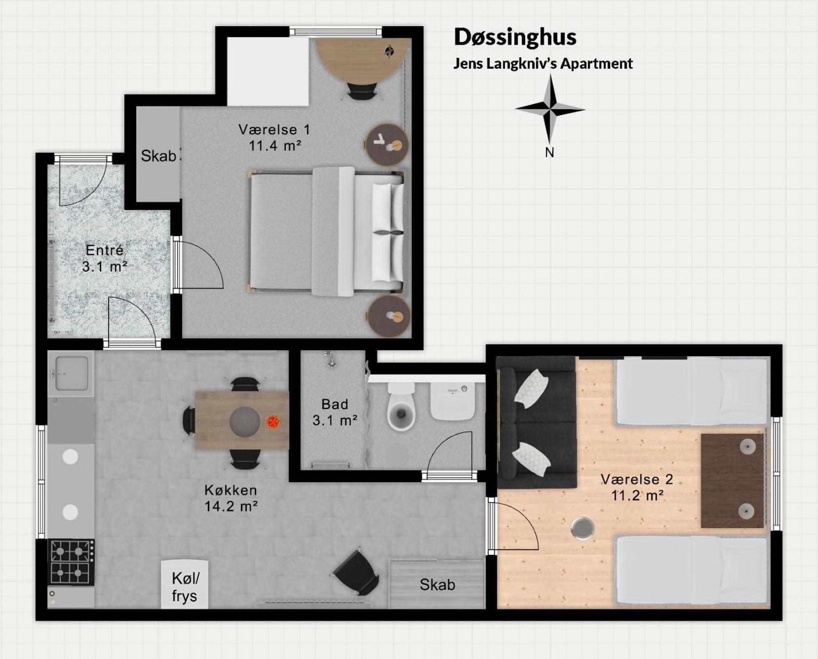 Dossinghus Holiday Apartments Kjellerup ภายนอก รูปภาพ